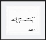 Pablo Picasso Canvas Paintings - the dog